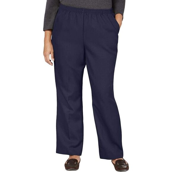 Karen Scott Elastic Pull On Straight Leg Pants 3x - Picture 1 of 13